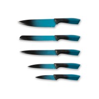 Best selling eco-friendly non-stick coating 5pcs kitchen knives set