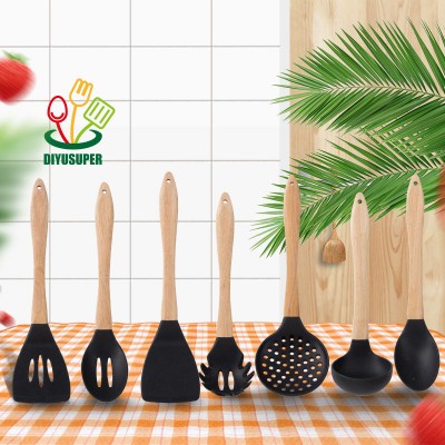 China manufacturer Food Grade Silicone Kitchen Utensils Cooking Tools, Silicone Kitchen Utensils, Kitchen Accessories