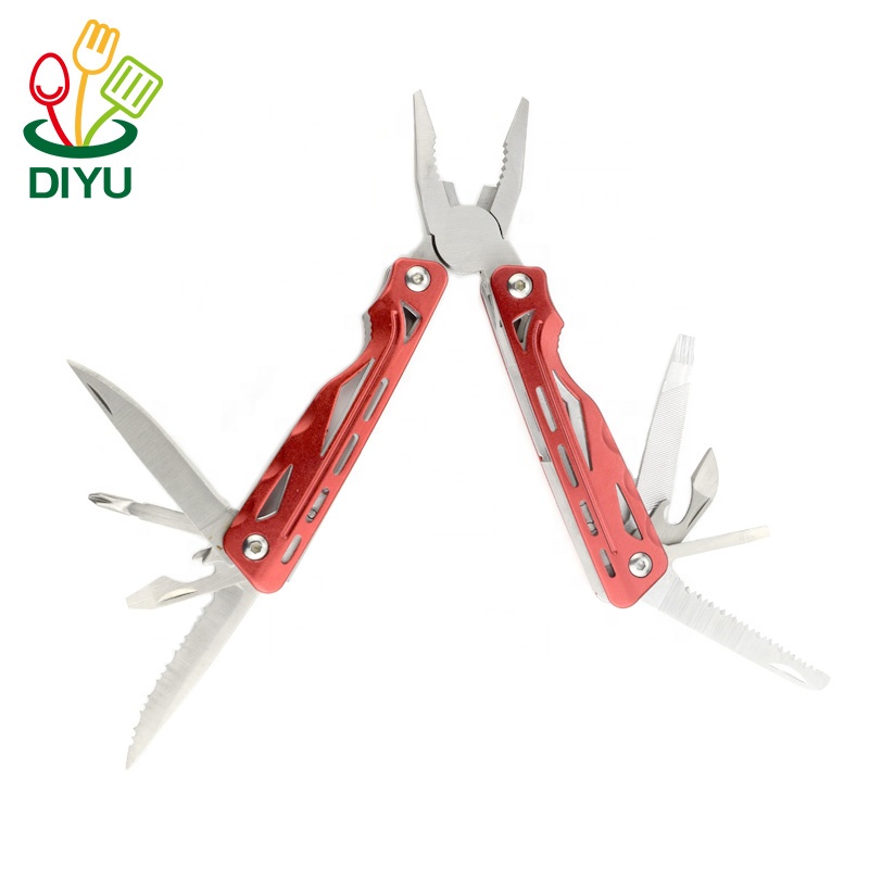 Portable stainless steel outdoors multi function tools combina purpose pliers survival camping