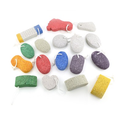 Natural volcanic Professional callus remover Colorful glass pumice stone Foot Stone