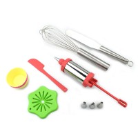 stainless steel baking tool set cake baking tools for Beginner adults bakeware  cupcake bakery tool supplies accessories  set