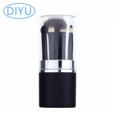 Hot sale cosmetic brush 5pcs professional makeup brush set with holder