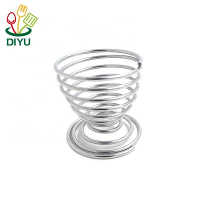 Spiral Stainless Steel Holder Egg Cup